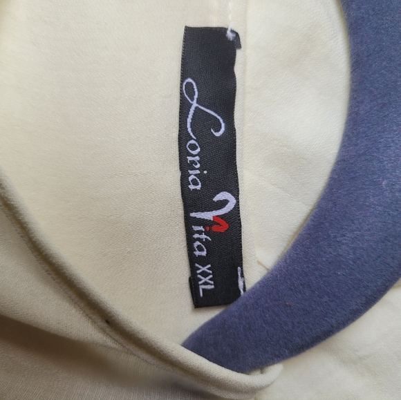 Cream Kaftan with Tassel Sleeves - Picture 5 of 5